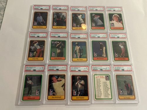 1981 donruss golf - golf, graded
